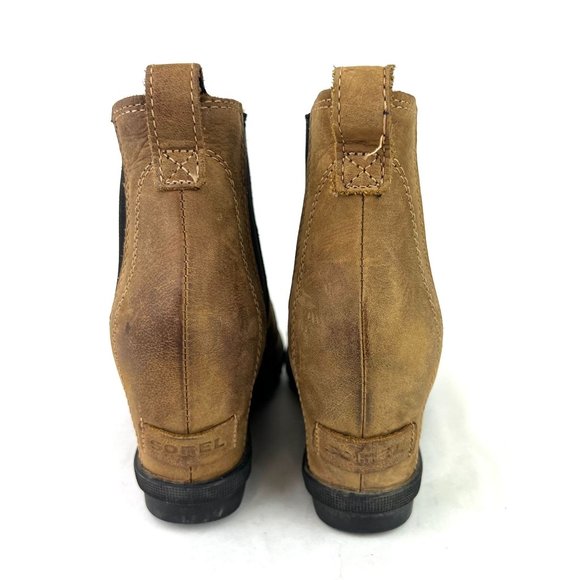 Sorel Womens Joan Of Arctic Wedge II Chelsea Boots Elk (NL3493-286) size 7 - Picture 5 of 7